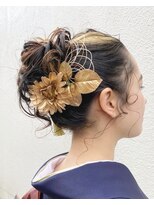 成人式、卒業式に！ヘアセット、アップ、髪飾り