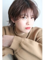 ソウ(sou)&nbsp;【sou】中野担当　シースルーバング　横顔美人　大人ショート