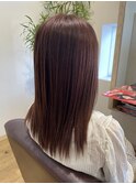 髪質改善、ピーチベージュ