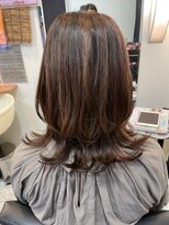 ナゴミ(NAGOMI)&nbsp;ミディアム レイヤー　30代/40代/50代