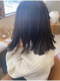 《花屋併設》抜け感ヘア/ぶつ切りミディアム@20代30代40代