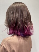 アッシュ 菊名店(Ash)&nbsp;★グレージュ×ピンク＆パープルグラデーション★