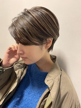 ドロップ(drop) ハイライトでイメチェン/ハンサムショート