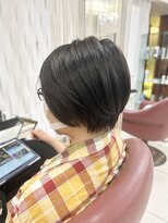 クオリス 上福岡店(QUALIS)&nbsp;20代30代40代50代大人かわいい丸みくびれ前下がりショートボブ
