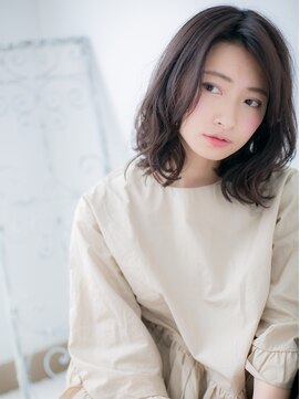 スペース 海浜幕張(spes) 海浜幕張/髪質改善/ダークグレージュの春パーマゆるふわロブb