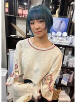ラシク(RASHIKU) ブルーなボブウルフ