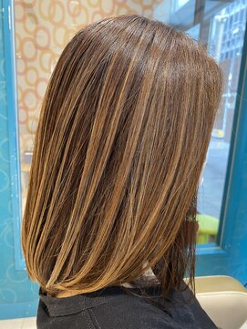 アース 西国分寺店(HAIR&MAKE EARTH) 白髪ぼかしハイグレイカラー