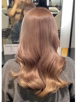 アンドバイモードケイズ (and by MODE K's) 韓国ヘア/ダブルカラー/ピンクベージュ