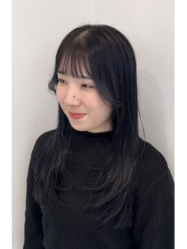 アオ(Ao) ブルーブラック×顔まわりレイヤー