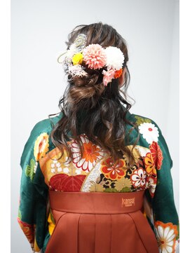 チェロ(CHERO) 卒業式★ヘアアレンジ&メイク&着付け