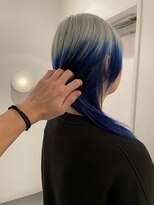 ベチカ(vetica)&nbsp;ホワイトシルバー×ネイビーブルー