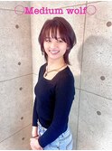 ミディアムウルフ/ボーイッシュstyle
