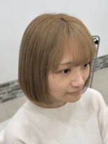ヘアーアンドエステ ハラダ 滝ノ水店(Hair&Esthe Harada) くすみベージュ
