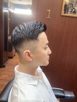 ブロートーキョー(BroTokyo)&nbsp;MEN'Sショートサイドパートミドルフェード