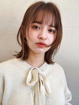 ラフ フロム ガーデン(Laf from GARDEN) レイヤーカット/セミディ/シアーカラー/姫カット/韓国風