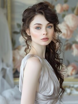 アルトリスト(Altruist Aging×HAIR&SPA) ★ダークアッシュ大人ガーリーボブ着物ミディアムレイヤーカット