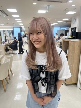 ケンジ 平塚ラスカ店(KENJE) ハイトーン/ホワイトベージュ/ミルクティーベージュ/レイヤー