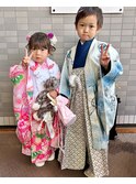 七五三　3歳　5歳　ヘアセット　辻堂
