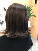 シャギーボブ外ハネヘア
