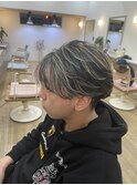 【オシャレ男子必見】ハイライトセンターパート/KEITARO