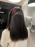 【担当飯田】似合わせカットカット＋縮毛矯正+2stepTR ￥19800～