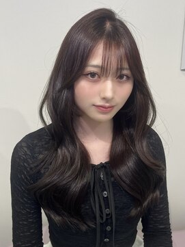 ジーナリア(Xena ria) 《Kaho》くびれヘア/暗め透明感カラー/韓国/レイヤー