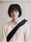 =メンズボブパーマ/メンズボブ/フェザーパーマ／MEN’S HAIR
