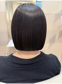 20代ボブ/切りっぱなしボブ