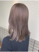 ラベンダーカラー/セミロング