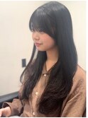韓国風巻き/マロンベージュ/ダークカラー