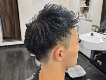 スマイルヘアー 中野(Smile hair)の写真/【平日19時まで受付】シーンに合わせてON/OFFの切り替えが可能。好印象な男前スタイルに★キッズカットも◎