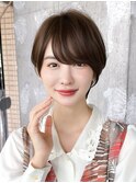 ショートヘア/分け目なし/イメチェン/30代40代50代60代/表参道