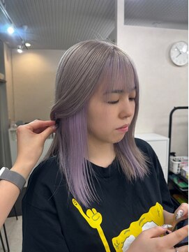 ミル(mir) pailpurple×icebeige