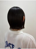 切りっぱなしボブ