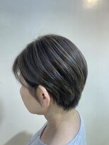 アズールサン 草加西口店(azule-sun)&nbsp;ハイライトカラー,グレージュ,ショートスタイル,小顔【草加】