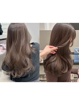 毛先まで潤うミディアムロングは【佐々木さん】に♪[レイヤーカット/縮毛矯正/酸性ストレート/髪質改善]