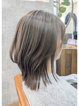 白髪ぼかしハイライト/レイヤー/Miku
