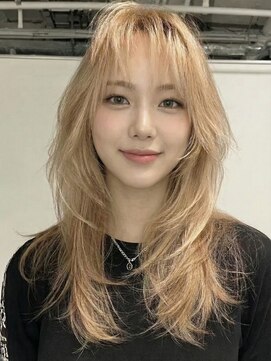 ジュール サウス 新宿南口(Joule South) ダブルカラー/前髪カット/インナーカラー/レイヤーカット/韓国