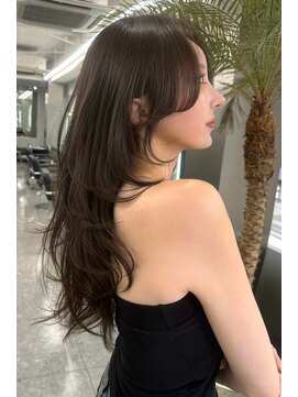 ランズ(LANDS) カーテンバング　レイヤーカット 【韓国ヘア 大阪 梅田】