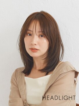 アーサス ヘアー デザイン 南草津店(Ursus hair Design by HEADLIGHT) #小顔似合わせレイヤー#前髪あり#韓国#イメチェン#顔周り内巻き