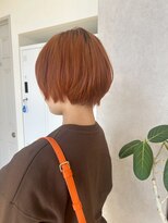 プリンプ トータルビューティ(PRIMP.total beauty) オレンジカラー マッシュショート