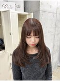 【NAGOMI指名】ワンカラーで明るめブラウン