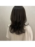 【&ONE 自由が丘】ウルフカット × グレージュカラー
