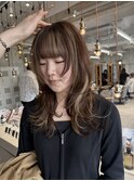 部分的にブリーチで脱色して。【山本】6/3