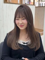 ワク 豊川店(waku)&nbsp;レイヤーカット　ベージュ