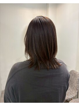 ロッカヘアエジェ(ROCCA hair eje.) イメチェン柔らかショコラブラウンミディ