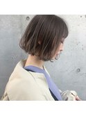 透けるブラウン&ボブ
