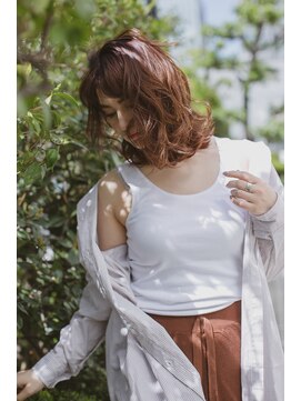 シュシュ(chouchou) 【chouchou 心斎橋】オーガニックカラーx無造作x外ハネボブ