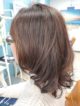 アラワラブルー(arrawarra blue) ゆるふわ　ワンカールスタイル/50代/倉敷/白楽町