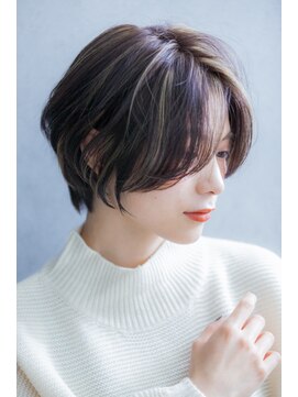 ラッキーヘア 加古川(Lucky Hair) ハイライトショート